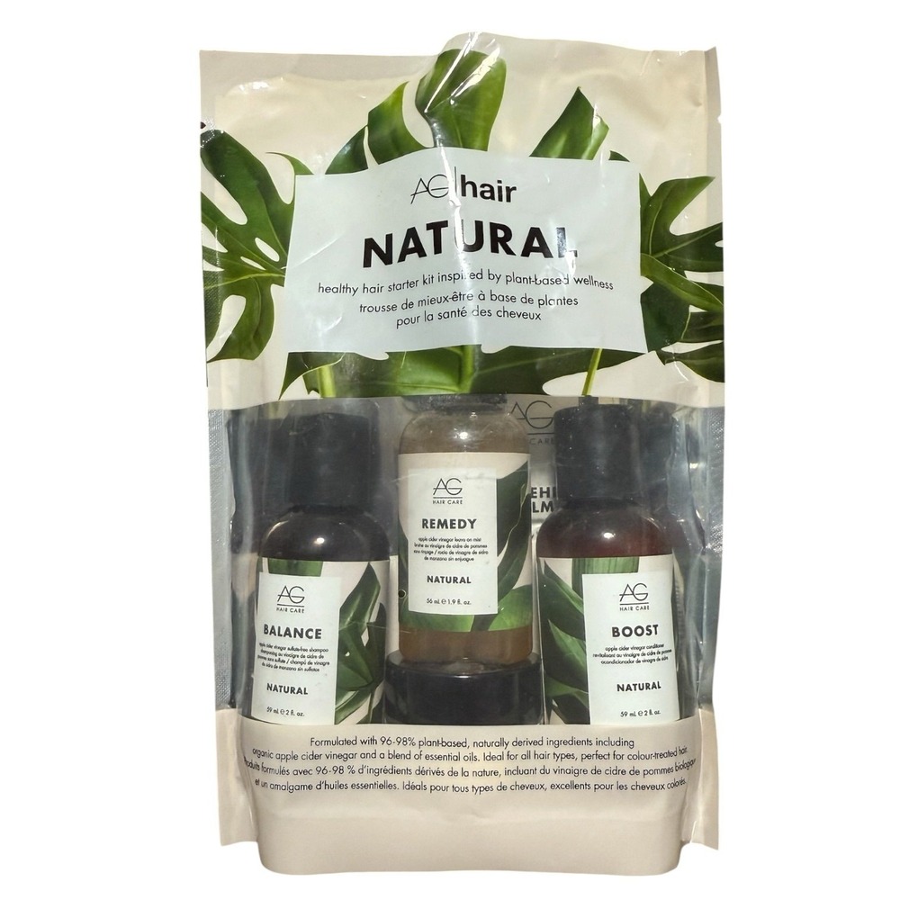 AG Hair Natural Healthy Hair Starter Kit Travel Size HTF rare